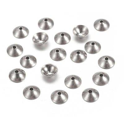Tarnish Resistant 304 Stainless Steel Bead Caps
