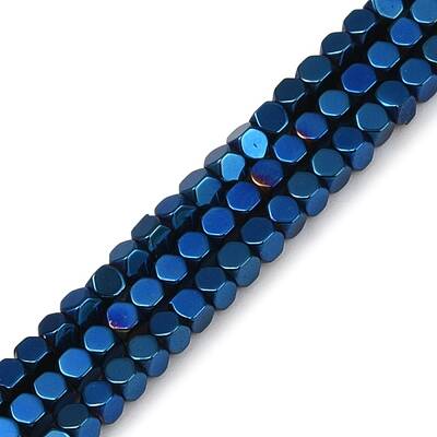 Electroplate Non-magnetic Synthetic Hematite Beads Strands