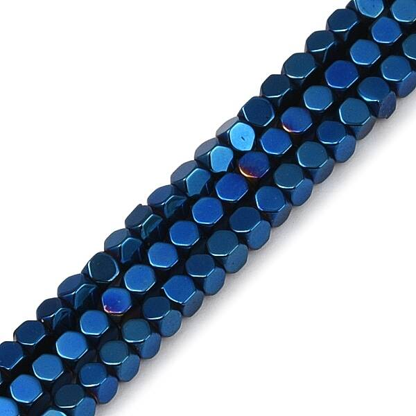 Electroplate Non-magnetic Synthetic Hematite Beads Strands