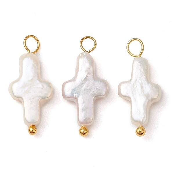Natural Keshi Pearl Pendants