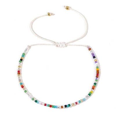 Bohemian Style Beaded Bracelet Handmade Vacation Travel Ethnic Jewelry for Women