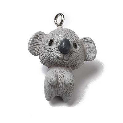 Opaque Resin Animal Pendants