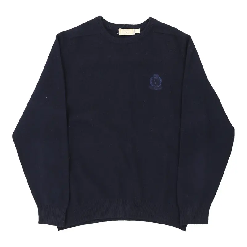 Valentino Jumper - Large Navy Wool