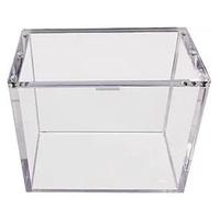 Clear Acrylic Game Card Storage Box, 1 Count Dustproof Anime Card Display Box, Game Card Storage Organizer for Home Office,  ...