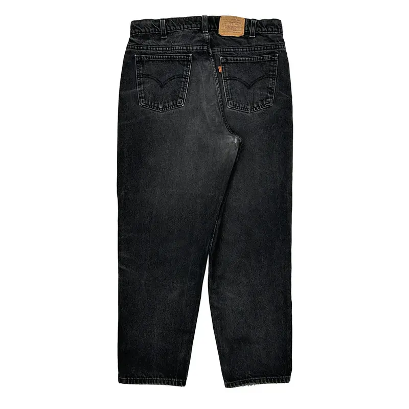 Orange Tab Levis Slim Fit Jeans - 36W 29L Black Cotton