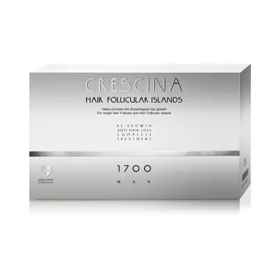 Labo Crescina Follicular Islands 1700 Hair Growth Stimulating Vials for Men 20 Pieces