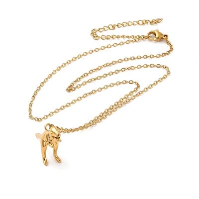 Dinosaur Brass Pendant Necklaces