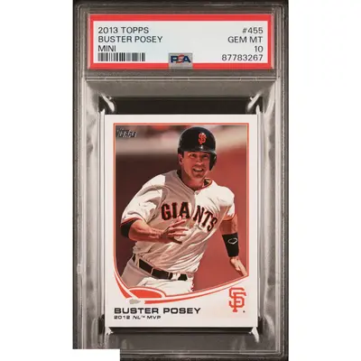 Buster Posey PSA 2013 Topps MINI #455 10 87783267 POP 6