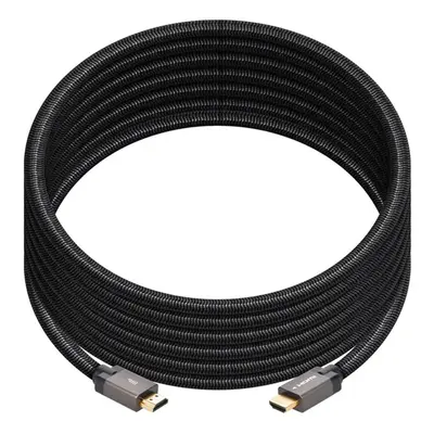 42688 Monoprice 8K Certified Ultra High Speed HDMI Cable Braided 8K-60Hz 4K-120Hz 48Gbps HDR VRR CL2 In-Wall Rated 15ft Black...