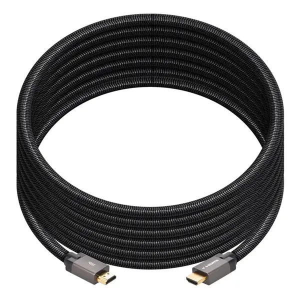 42688 Monoprice 8K Certified Ultra High Speed HDMI Cable Braided 8K-60Hz 4K-120Hz 48Gbps HDR VRR CL2 In-Wall Rated 15ft Black...