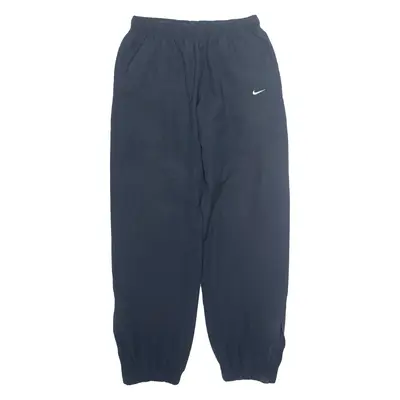 NIKE Mesh Lined Mens Track Pants Blue Tapered M W28 L31