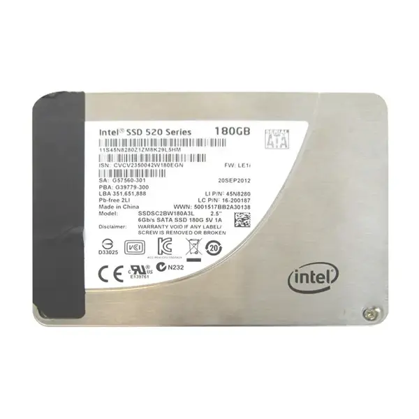 45N8280 Lenovo 180GB Multi-Level Cell SATA 6Gb/s 2.5-Inch Solid State Drive