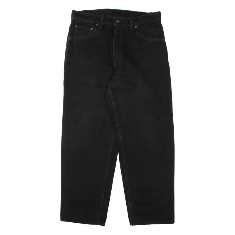 LEVI'S 550 Jeans Mens Black Relaxed Tapered 90s W34 L27