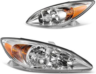 YITAMOTOR® Headlight Assembly Compatible with 2002-2004 Camry(Only Fits LE/XLE) Driver and Passenger Side Replacement Headla...
