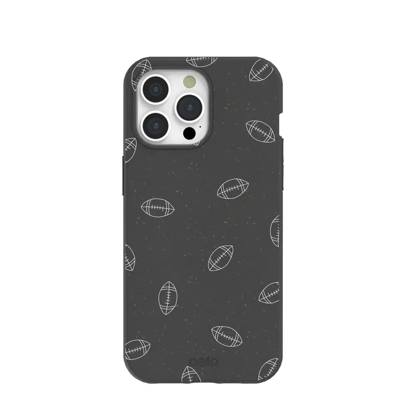 Black Football iPhone 15 Pro Max Case
