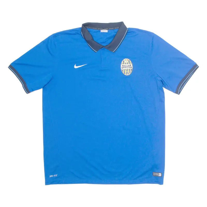 NIKE Hellas Verona Mens Polo Shirt Blue XL