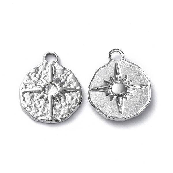 Tarnish Resistant 304 Stainless Steel Pendant Cabochon Settings