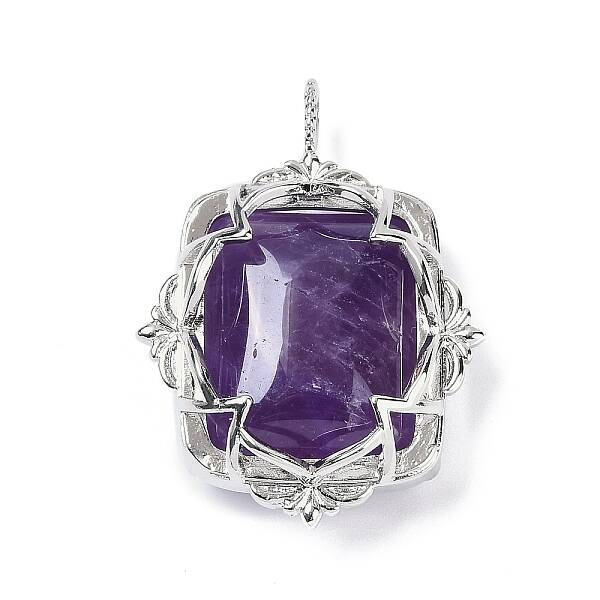 Natural Amethyst Pendants
