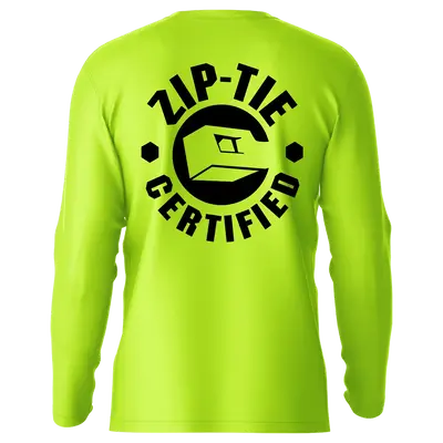 Zip Tie - Hi-Visibility UPF 50 Long Sleeve Sun Shirt