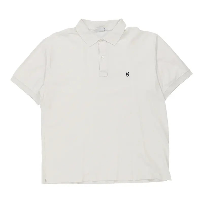 Conte Of Florence Polo Shirt - Large White Cotton