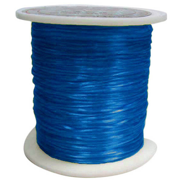Flat Elastic Crystal String