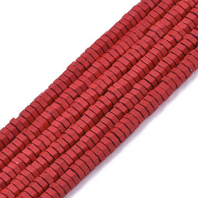 Spray Painted Non-magnetic Synthetic Hematite Beads Strands