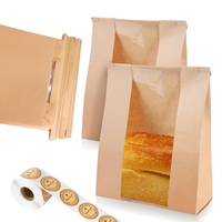 Mother's day Sourdough Bread Bags Packaging with Window 100Pcs14\