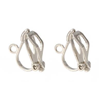Brass Clip-on Earring Findings
