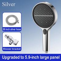 Handheld Shower Head Set,Shower Head Hose&Bracket,Shower Head Set With 1.5m Hose,Bathroom Shower Equipment