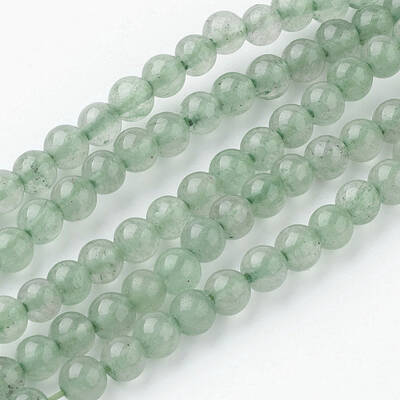 Natural Green Aventurine Bead Strands