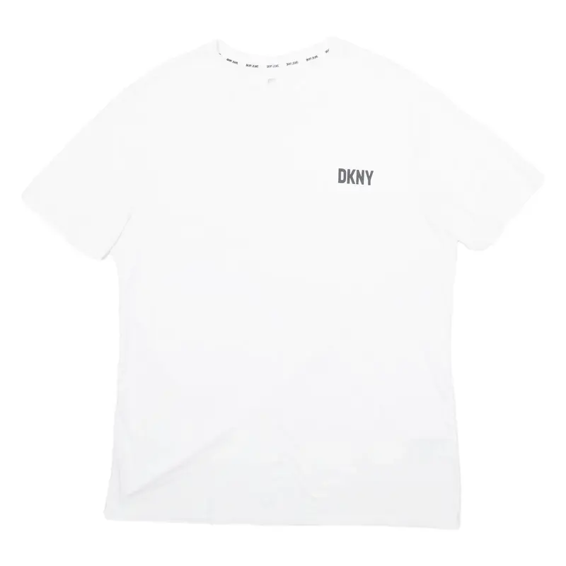 DKNY Mens T-Shirt White L