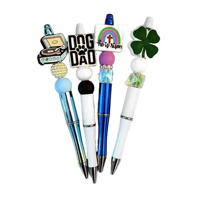 FIVE beadable pens LIVE ONLY CLAIMS Pen with FREE ink refill per pen. Great gift for teachers, nurses, kids, moms or just bec...