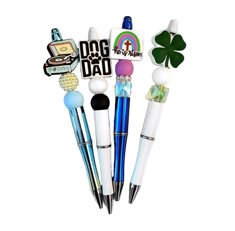 FIVE beadable pens LIVE ONLY CLAIMS Pen with FREE ink refill per pen. Great gift for teachers, nurses, kids, moms or just bec...