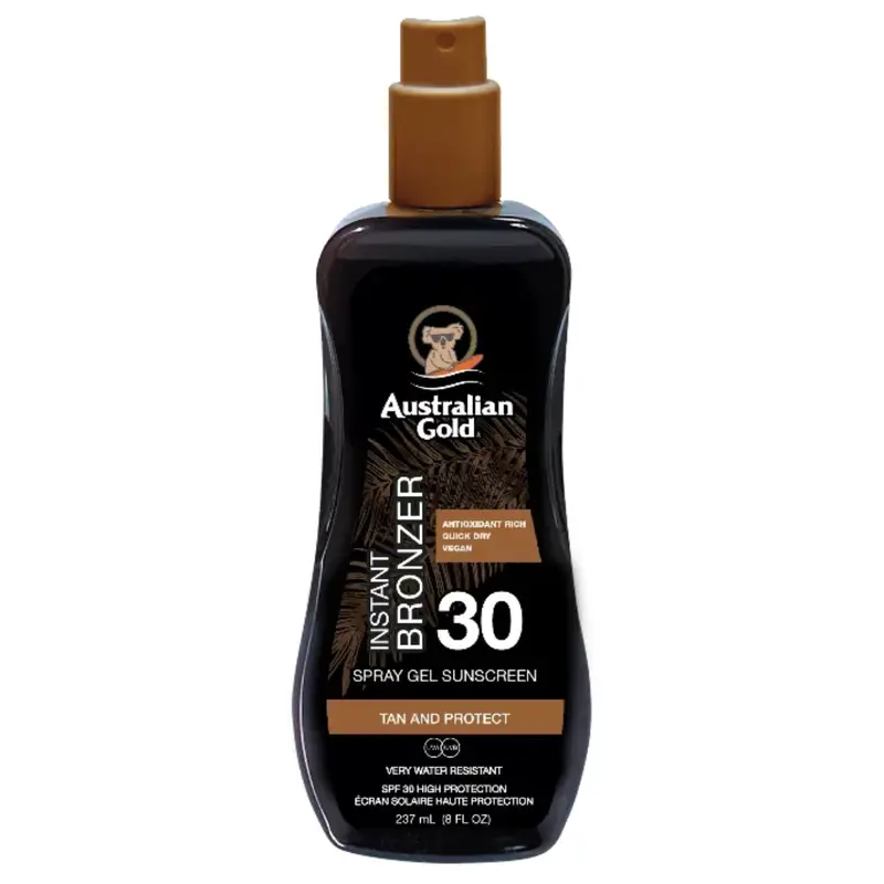 Australian Gold instant tanning gel protection 30 237ml Promotion