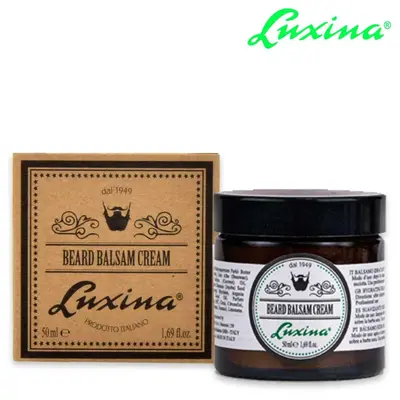 Luxina Beard balm cream without rinsing 50 ml (glass)