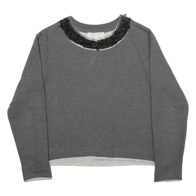 MICHAEL KORS Sweatshirt Grey Womens XS