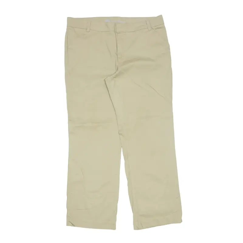 DICKIES Workwear Trousers Beige Relaxed Straight Womens W36 L30