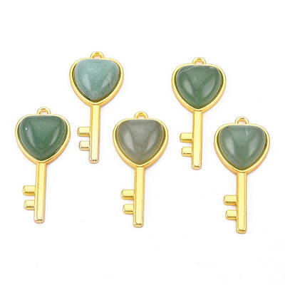 Natural Green Aventurine Pendants