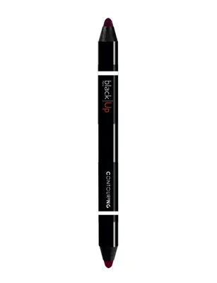 Black Up, Ombre Lips, Double-ended Lip Pencil, 02, 2.7 g