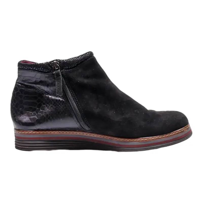 TAMARIS Ankle Boots Black Synthetic Womens UK 5