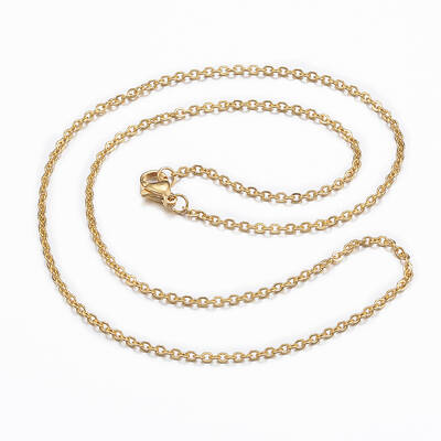 304 Stainless Steel Cable Chain Necklaces