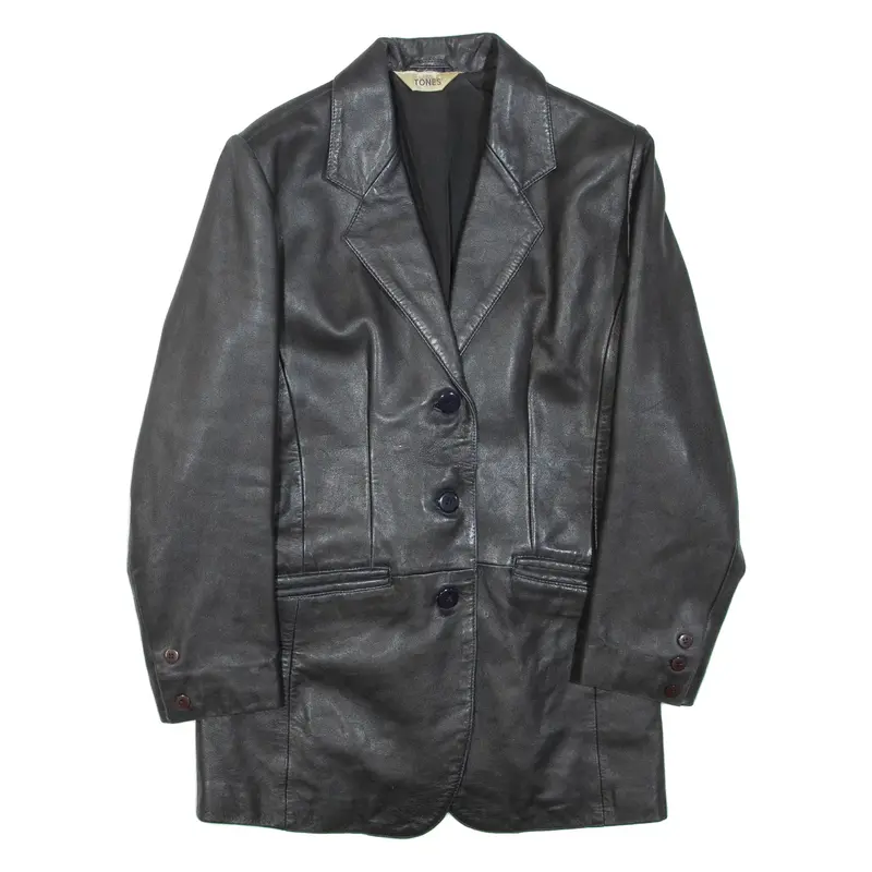 Womens Jacket Black Leather M
