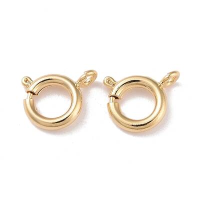 Eco-friendly Brass Spring Ring Clasps