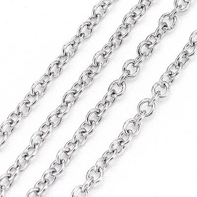 Tarnish Resistant 304 Stainless Steel Cable Chains