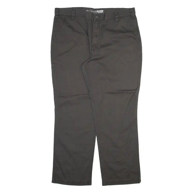 CARHARTT Mens Trousers Grey Relaxed Straight W40 L32