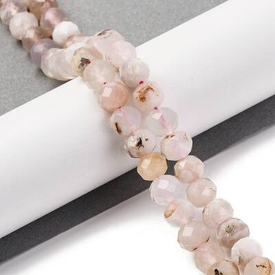 Natural Cherry Blossom Agate Beads Strands