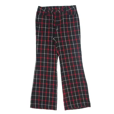 JEONGWON FASHION Check Black Trousers W30 L32