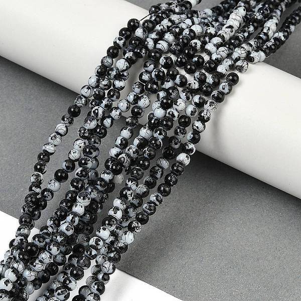 Drawbench & Baking Painted Glass Beads Strands