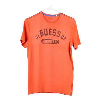 Guess T-Shirt - Small Orange Cotton