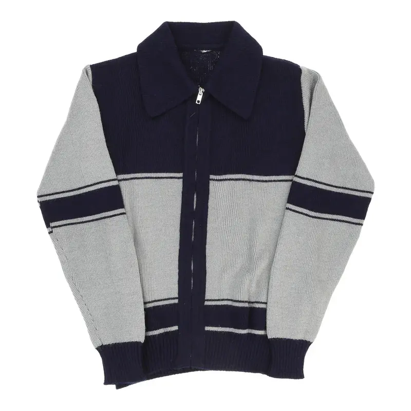Unbranded Zip Up - XS Grey Wool Blend